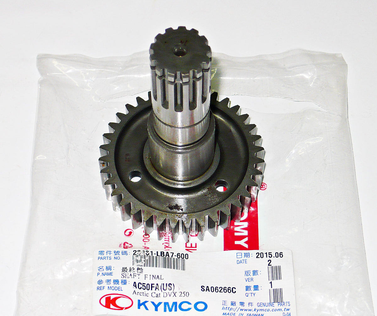 Transmission shaft 26mm Kymco Maxxer 250, genuine