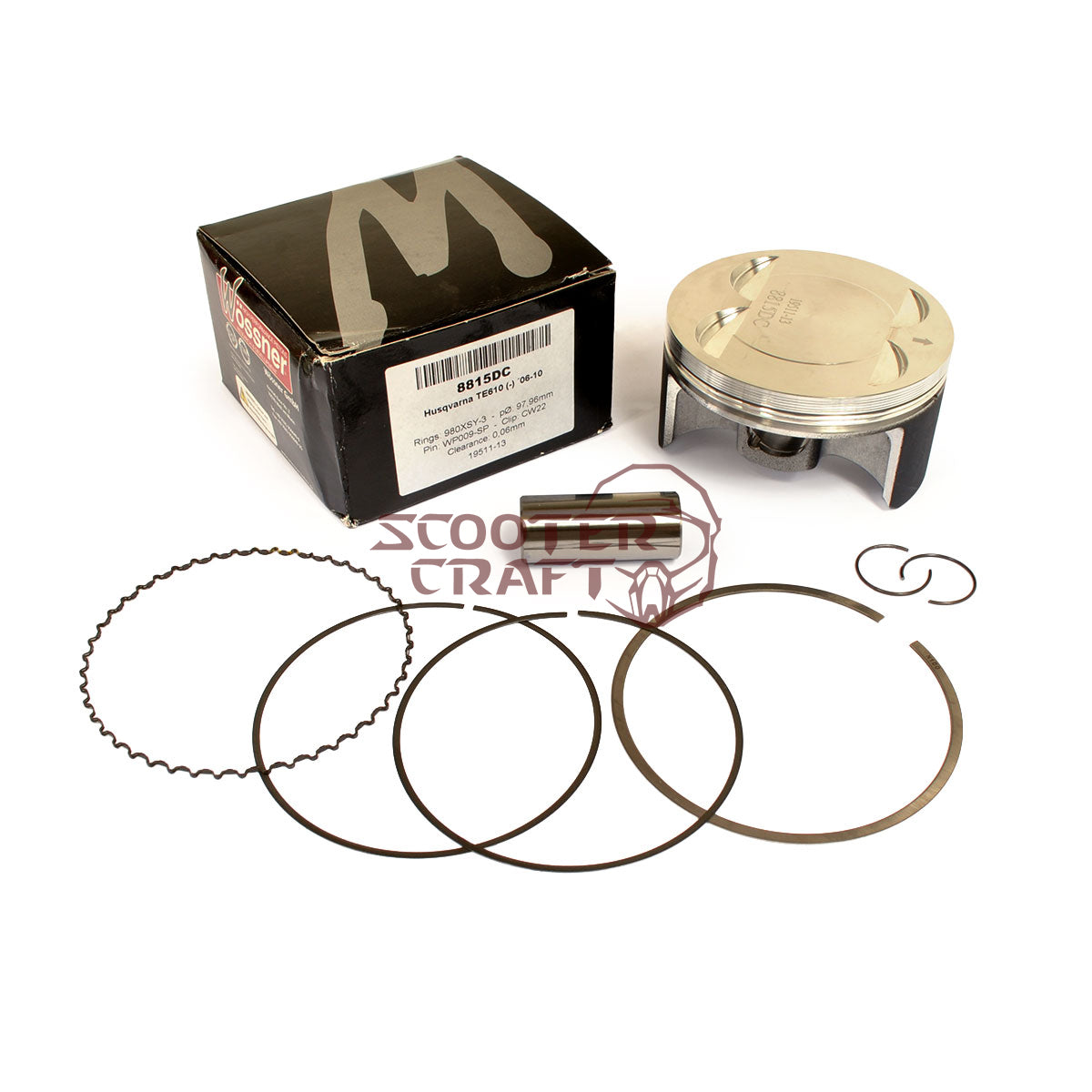 Piston (4‑stroke) Husqvarna TC/TE610 2006–2010 (97.46 mm)