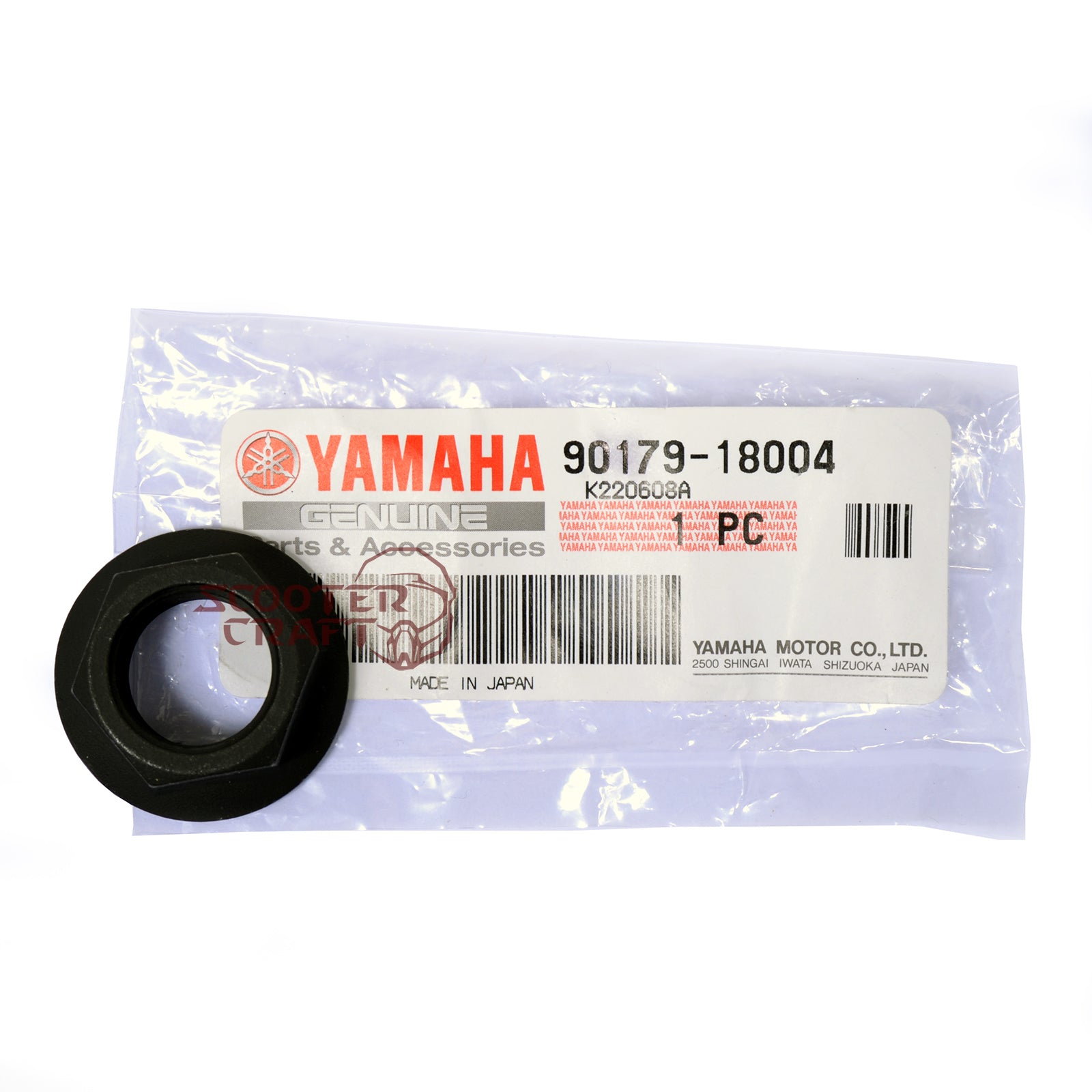 Nut, crankshaft, right, Yamaha Majesty 250 07-16, Majesty 400, YP 400 R X-MAX, genuine 90179-18004