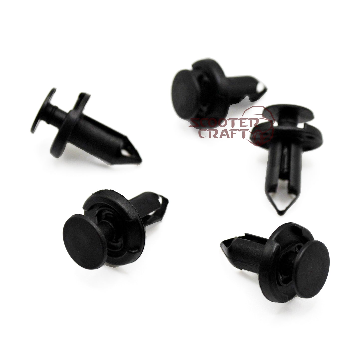 Plastic rivet clip kit Kymco Maxxer 400, MXU 300R, MXU 465i T3b, MXU 500, MXU 550 EPS T3b, MXU 700i IRS, genuine