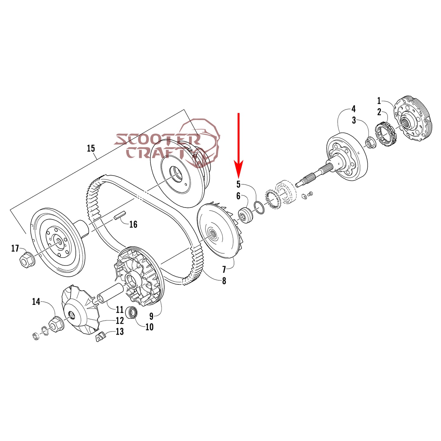 O-Ring, intake manifold, Arctic Cat, 0470-531