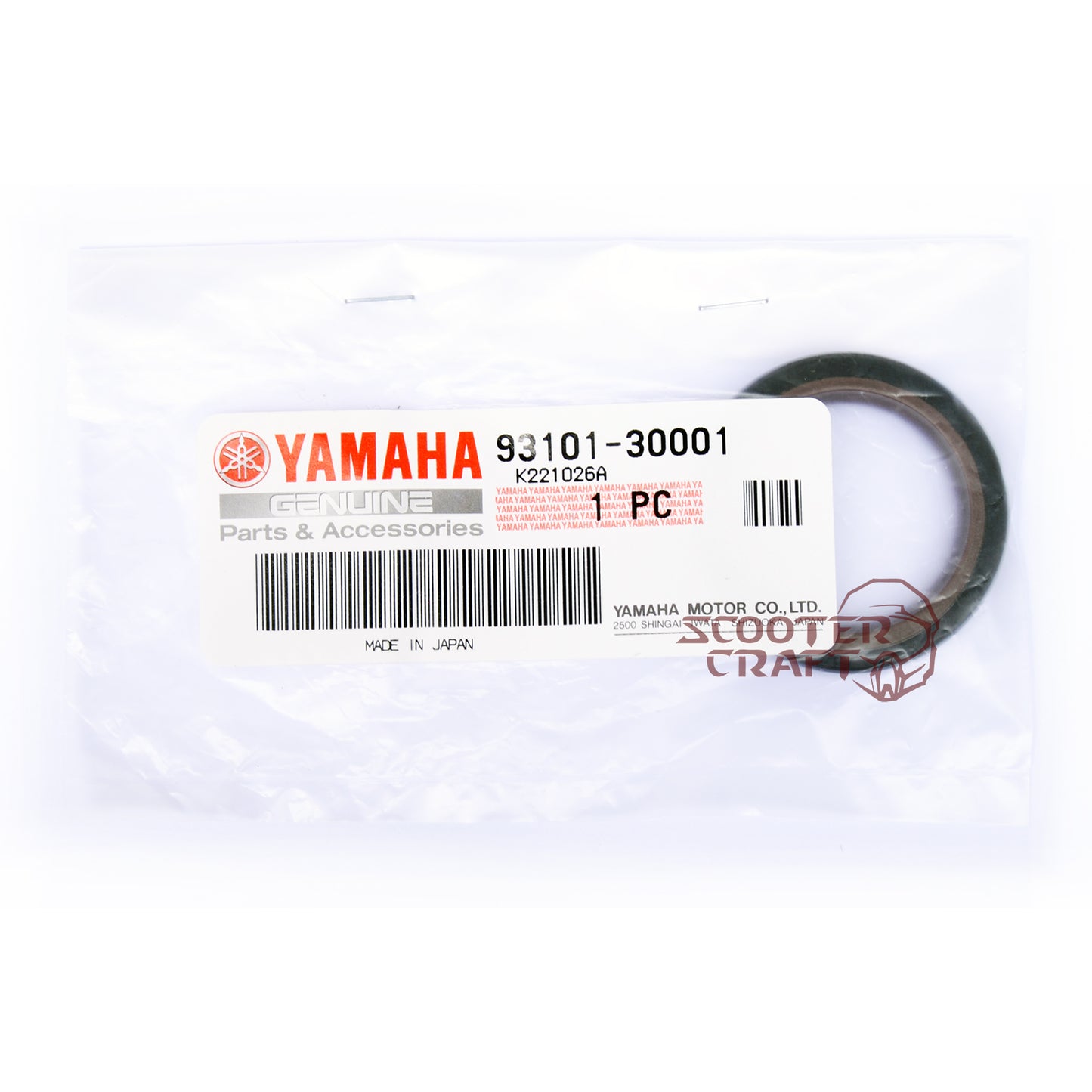 Oil Seal, crankshaft, left, Yamaha XP 500 T-MAX, XP 530, TMAX 560, genuine 93101-30001