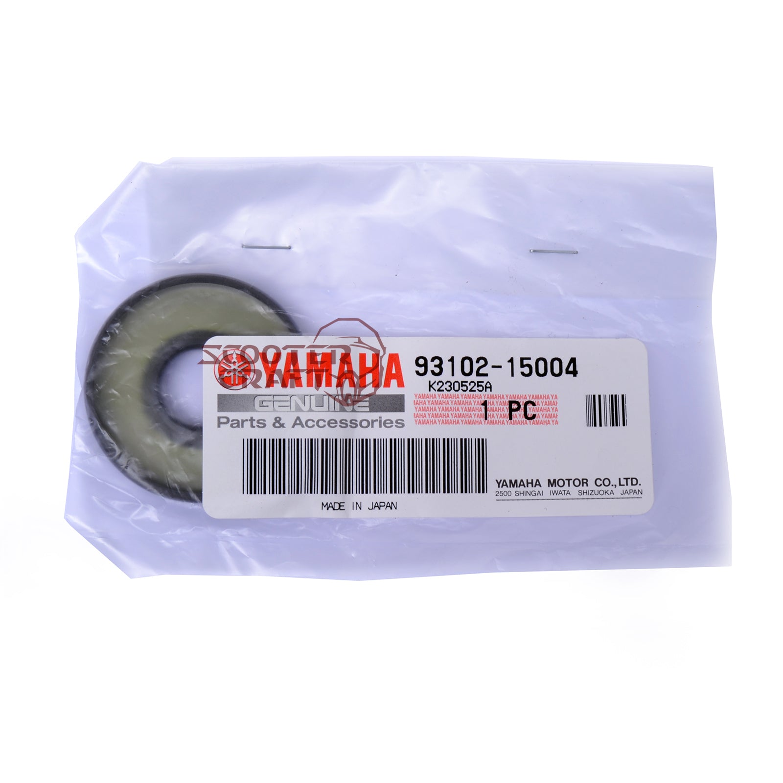 Oil seal, clutch, Yamaha XP 500, T-MAX 530, TMAX 560, genuine 93102-15004