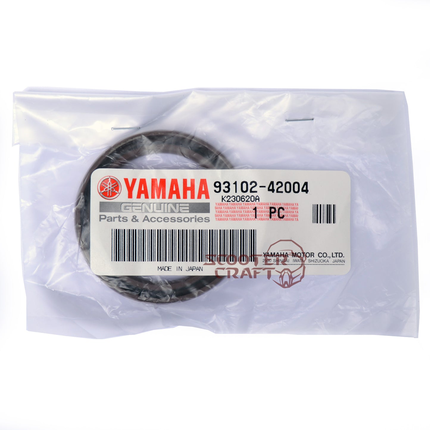 Oil Seal, transmission, Yamaha XP 500, T-MAX 530, 560 TMAX, genuine 93102-42004