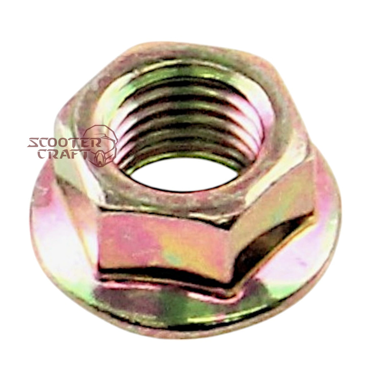 Flange nut 10 mm, Arctic Cat 50 DVX, 90 Utility, 250 DVX, 300 DVX, 366 4x4, Alterra 400, XC 450 EFI, Prowler 500
