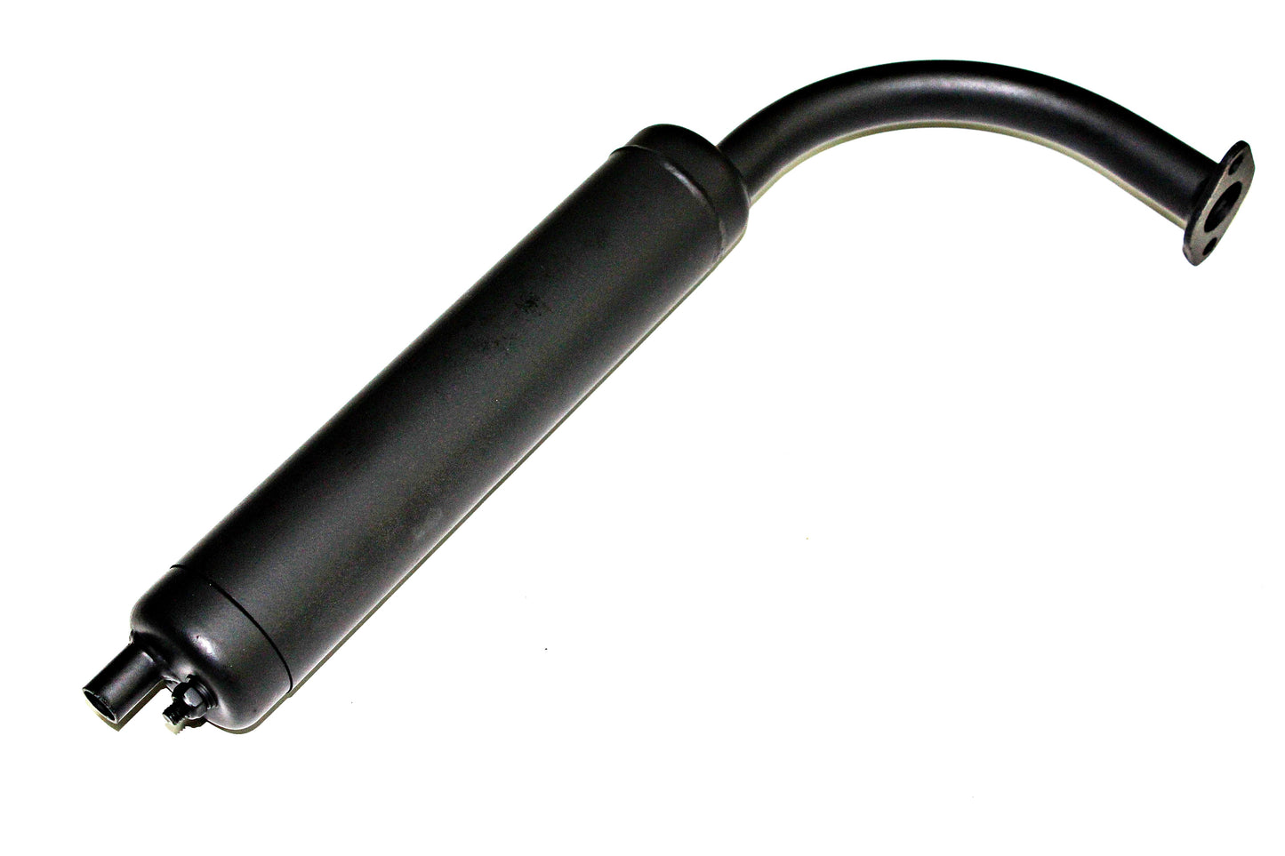 Muffler (black) for bicycle engine GY6SR0003