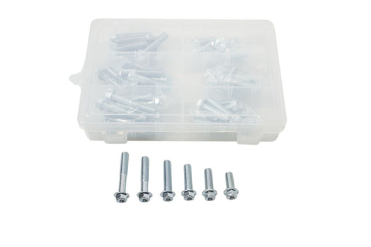 FLANGE BOLT SET M8 WITH COUNTERSUNK HEAD NO MARKINGS (60 PCS)