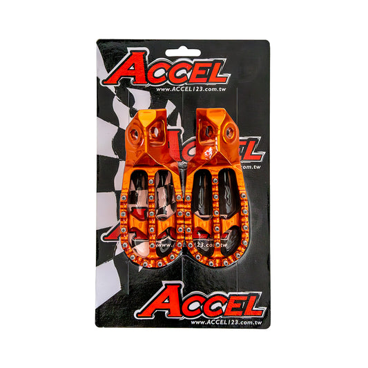FOOTPEGS KTM SX / SXF / XC / XCF 450 / 350 / 300 / 250 / 250 / 125 23-25, HUSQVARNA TC / TX / FC / FX 450 / 350 / 300 / 250 / 125 23-25 ORANGE