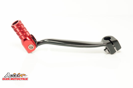 ALUMINUM GEAR SHIFT LEVER HONDA CRF 150R 07-19 BLACK WITH RED TIP
