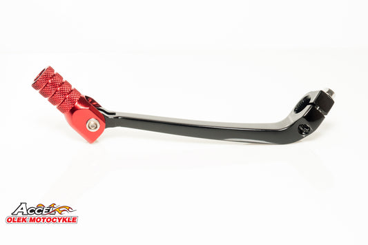 ALUMINUM GEAR SHIFT LEVER HONDA CRF 450R 09-10 BLACK WITH RED TIP (24700-MEN-A30)