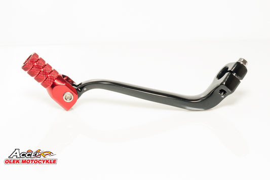 ALUMINUM GEAR SHIFT LEVER HONDA CRF 450R 11-16 BLACK WITH RED TIP (24700-MEN-306)