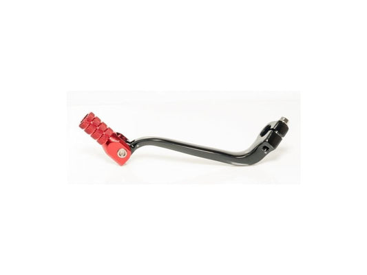 ALUMINUM GEAR SHIFT LEVER HONDA CRF 450R 17-25, CRF 450RX 17-25, CRF 250R 18-25 BLACK WITH RED TIP