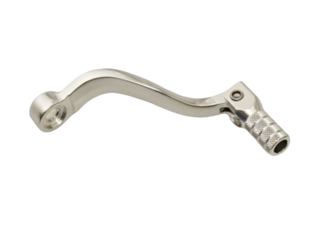 ALUMINUM GEAR SHIFT LEVER KTM SX 85 18-23, SX 125/150 16-23, EXCF/SXF 450 16-22, EXC500 17-23, GAS GAS MC 85/125 21-23 MC 450F 21-23, HUSQVARNA TC 85/125 16-23, FC/FE 450 16-22 SILVER