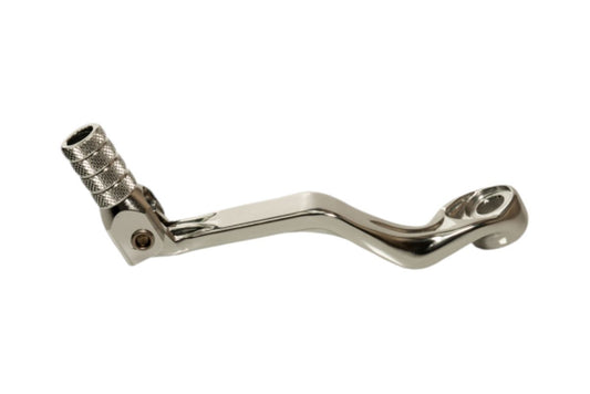 ALUMINUM GEAR SHIFT LEVER KTM SX65 09-24, GAS GAS MC 65 21-24, HUSQVARNA TC 65 17-24 SILVER (46234031044)(LCA4375)