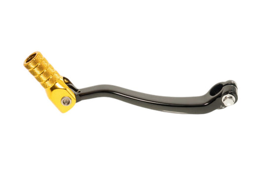 ALUMINUM GEAR SHIFT LEVER SUZUKI RMZ 450 05-07 BLACK WITH GOLD TIP