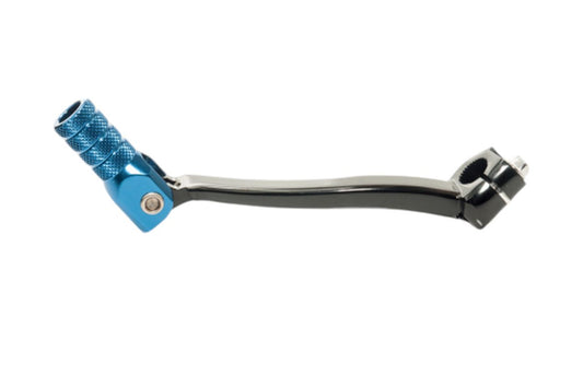 ALUMINUM GEAR SHIFT LEVER YAMAHA YZF 250 14-18, YZF 450 14-17, WRF 250 14-19, WRF 450 16-18 BLACK WITH BLUE TIP