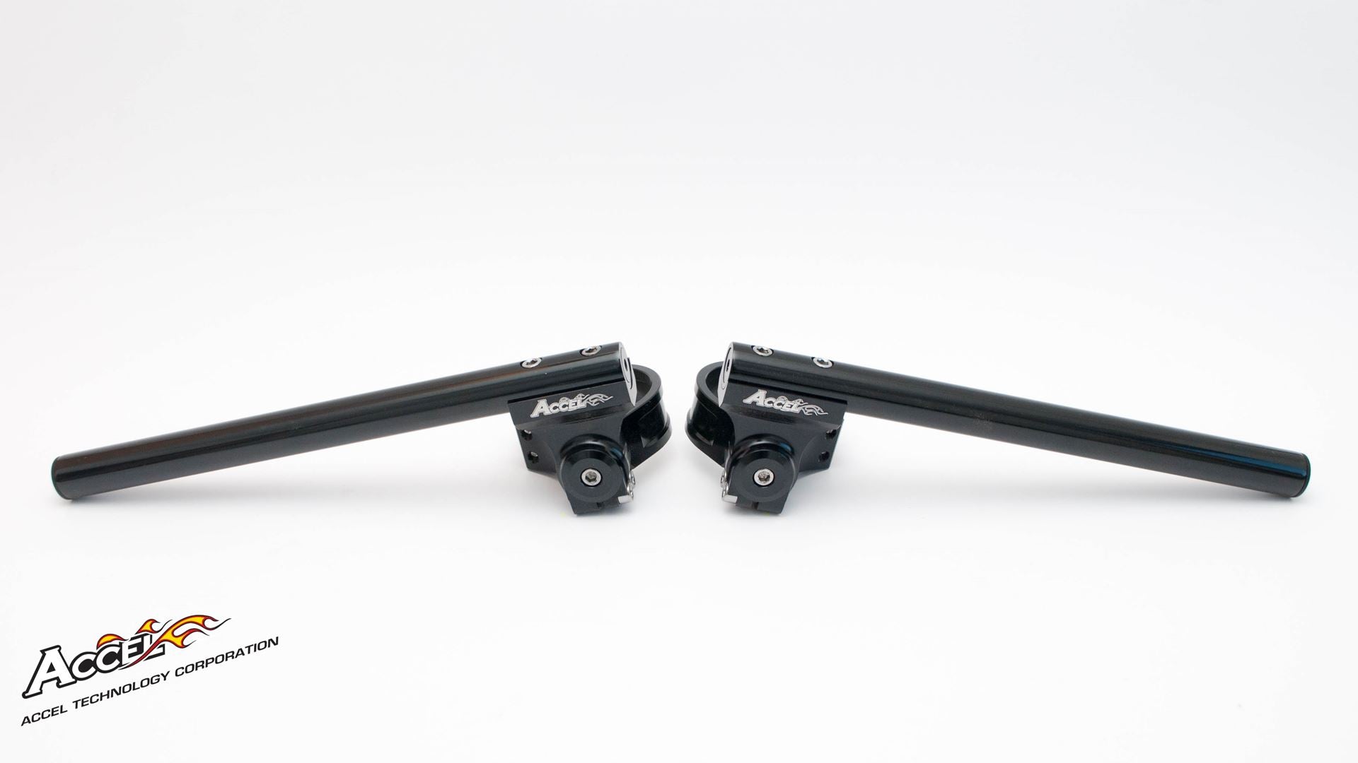 ADJUSTABLE TWO-PIECE STREET CLIP-ON HANDLEBAR 55MM BLACK