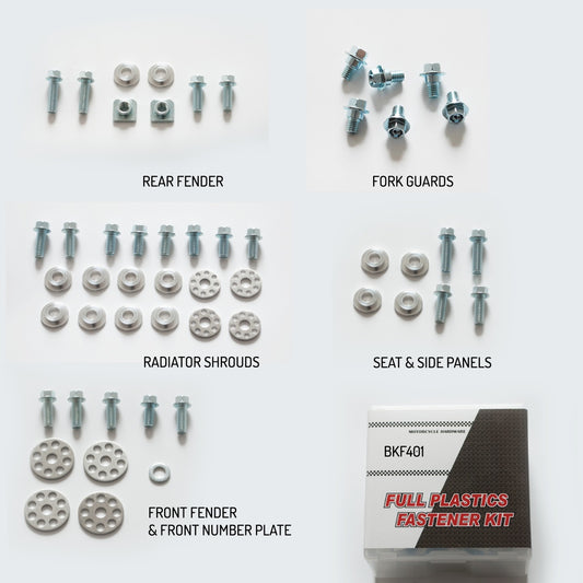 COMPLETE PLASTIC BOLT KIT SUZUKI RMZ 250 10-14, RMZ 450 08-14 (BKF-401)