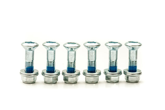COMPLETE REAR SPROCKET BOLT KIT WITH NUTS (6 PCS) M8X32MM (WITH WASHERS)