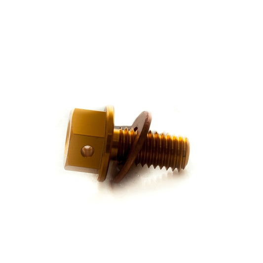OIL DRAIN PLUG KAWASAKI KXF 19-20 (WITH MAGNET) GOLD (MDP-09G)