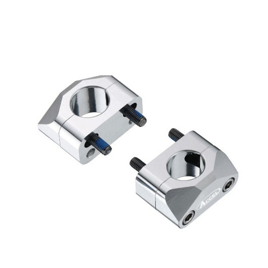 HANDLEBAR RISER (28.6MM) HEIGHT 20MM SILVER (BM-15SV28)