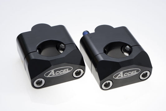 HANDLEBAR RISER (BOTTOM-22.2/TOP-28.6MM) HEIGHT 35MM BLACK (BM-09BK22/28)