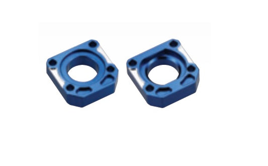 REAR AXLE TENSIONER YAMAHA R1 04-10, FZ1 06-10 BLUE