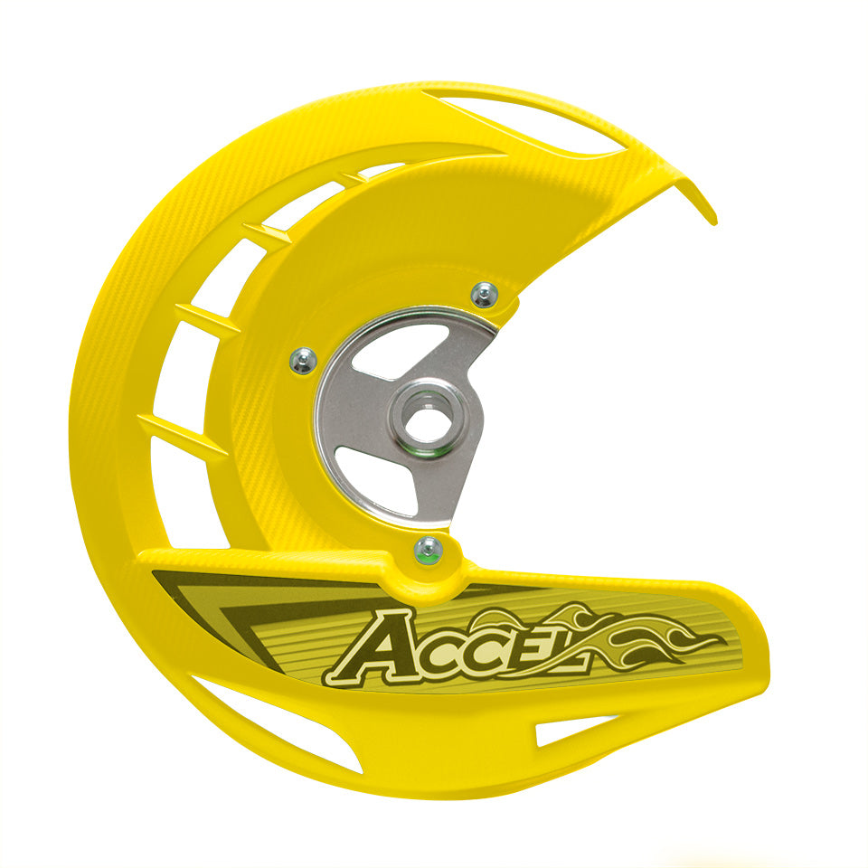 FRONT BRAKE DISC GUARD SUZUKI RMZ 450 05-16, RMZ 250 07-16 YELLOW