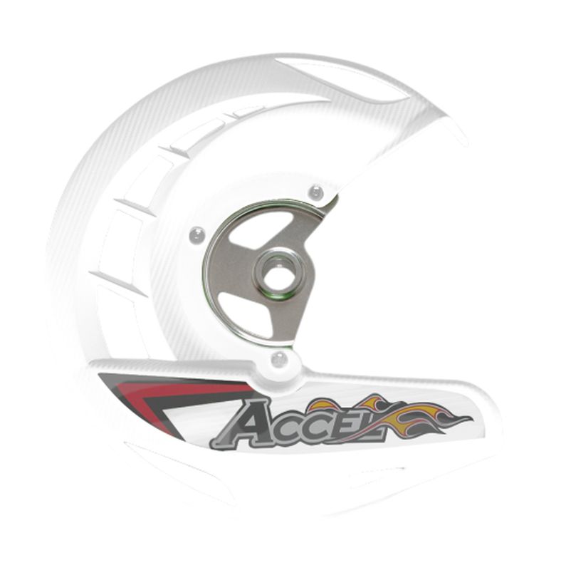 FRONT BRAKE DISC GUARD YAMAHA YZ/YZF 14-16, WRF 14-16 WHITE