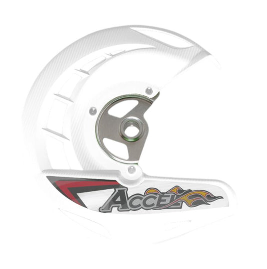 FRONT BRAKE DISC GUARD YAMAHA YZ/YZF 14-16, WRF 14-16 WHITE