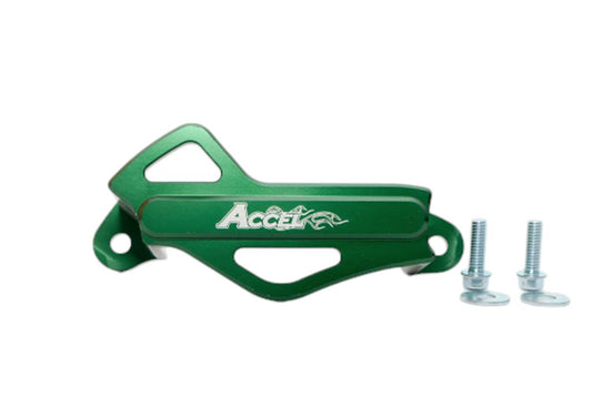 BRAKE CALIPER GUARD (REAR) KAWASAKI KXF 450/250 06-16, ALUMINUM, GREEN