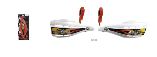 HANDGUARDS (LEAVES) WITH ALUMINUM MOUNTING (HG-BLUE, SD-WHITE)