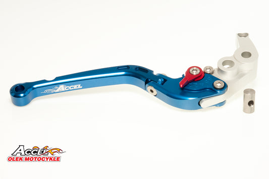 BRAKE LEVER (UNBREAKABLE) SUZUKI GSXR 1000 05-13, GSXR 750/600 06-13 BLUE (DHS03SA) (AFBL-11-4BL)