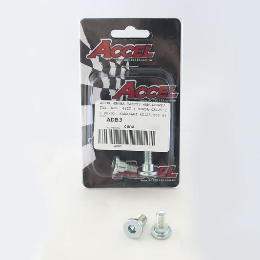 REAR BRAKE DISC SCREWS (SET 4 PCS - M8) HONDA CR 250/125 88-01, KAWASAKI KX 250/125 03-14, KXF 450/250 04-16