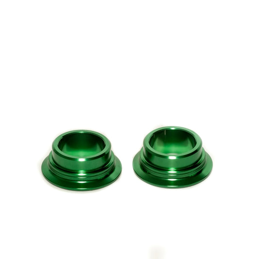 REAR WHEEL SPACER BUSHINGS KAWASAKI KXF 450 19-20 GREEN