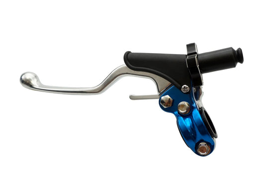 CLUTCH LEVER HOLDER COMPLETE + DECOMPRESSOR UNIVERSAL BLUE (CL-08BL)