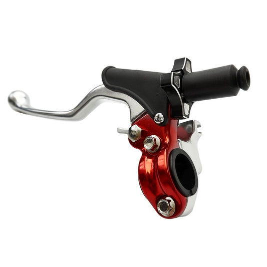 CLUTCH LEVER HOLDER COMPLETE + DECOMPRESSOR UNIVERSAL RED (CL-08RD)