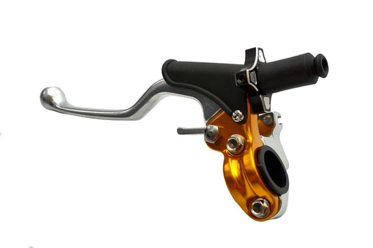 CLUTCH LEVER HOLDER COMPLETE + DECOMPRESSOR UNIVERSAL GOLD (CL-08G)