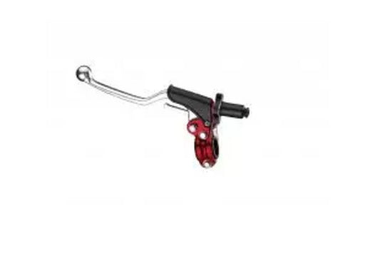 CLUTCH LEVER HOLDER COMPLETE UNIVERSAL (FORGED) RED (CL-01RD)