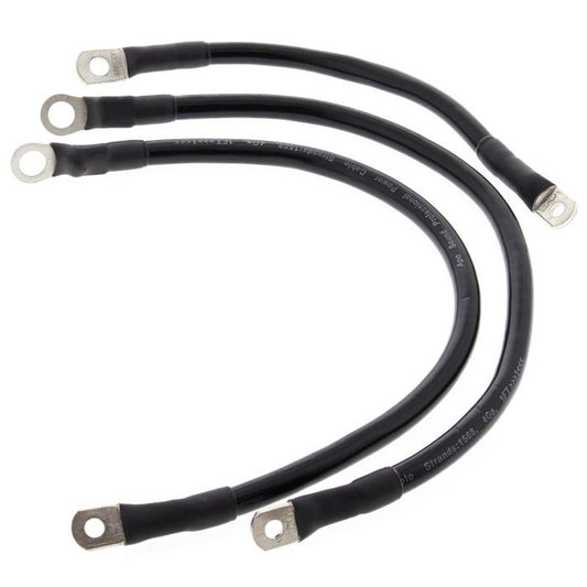 Battery Cable Kit (Length 23CM, 2x40,5CM, Transparent) HARLEY FLH ELECTRA GLIDE 66-79 