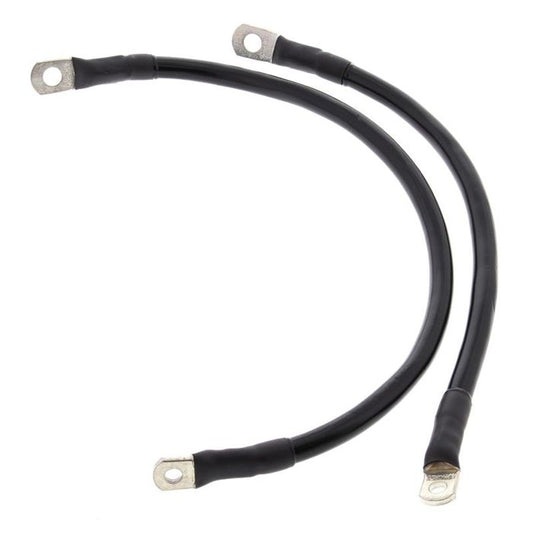 Battery Cable Kit (Length 30CM, 40,5CM, Transparent) HARLEY FXLR LOW RIDER CUSTOM 89-94, FXRS LOW RIDER 89-92, FXRS CONV LOW RIDER 89-92, FXR SUPER GLIDE 89-94 