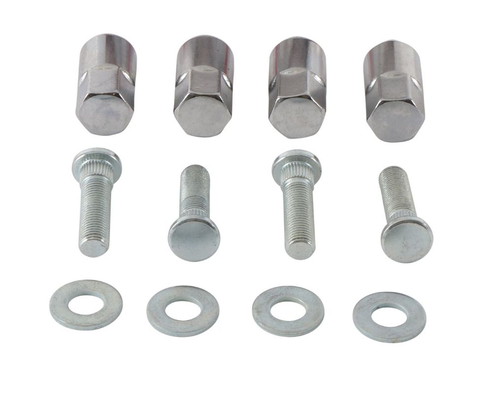 Wheel Stud and Nut Kit Rear M10 X INCH THREAD 24G 3/16" POLARIS RANGER 4X4 800 EFI 14, RANGER 4X4 800 EFI MIDSIZE 13-14