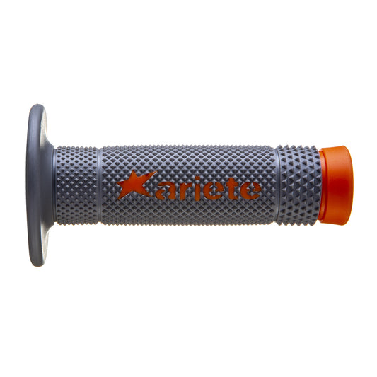 OFF ROAD VULCAN GRIPS WITHOUT HOLE (115 mm) GRAY/ORANGE