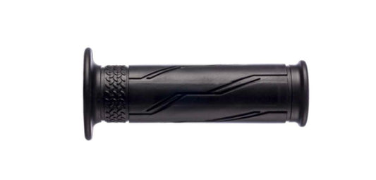 ROAD GRIPS (120 mm) WITHOUT HOLE BLACK (YAMAHA PATTERN)