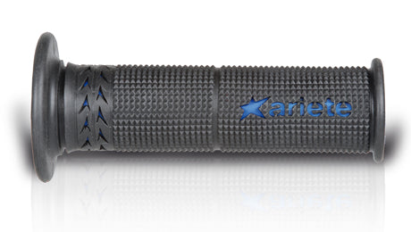 ROAD SOFT ESTORIL GRIPS (120 mm) WITH HOLE BLACK/BLUE