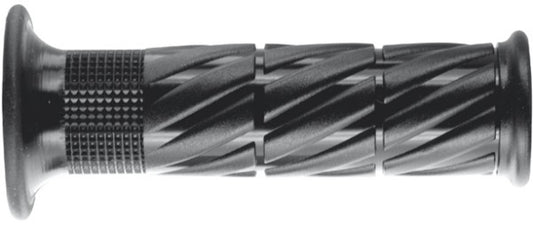ROAD SUPER SOFT GRIPS (120 mm) WITH HOLE BLACK (YAMAHA PATTERN)