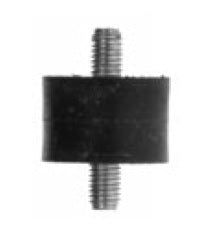 SILENT BLOCK (BUSHING) 25X20X12 MM M6 (THREAD EXTERNAL BOTH SIDES)