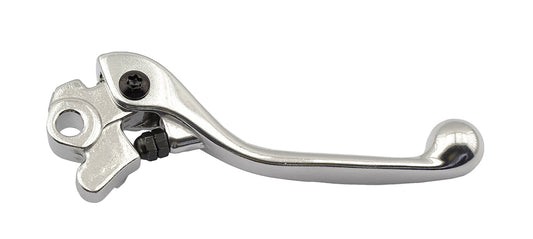 Brake lever RM/RMZ, KX/KXF, YZ/YZF, Kawasaki/Suzuki/Yamaha, silver color (DHKSY13SV)(71331)