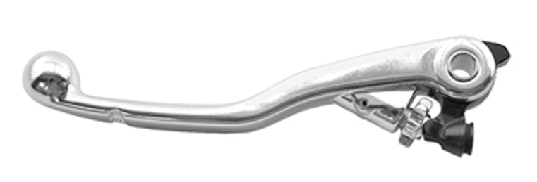 Clutch lever Husqvarna 125/250/300 TE/TXi/TX forged, silver color, KTM 125/250 2T (DSKT05SV)(Magura pump)(75261)