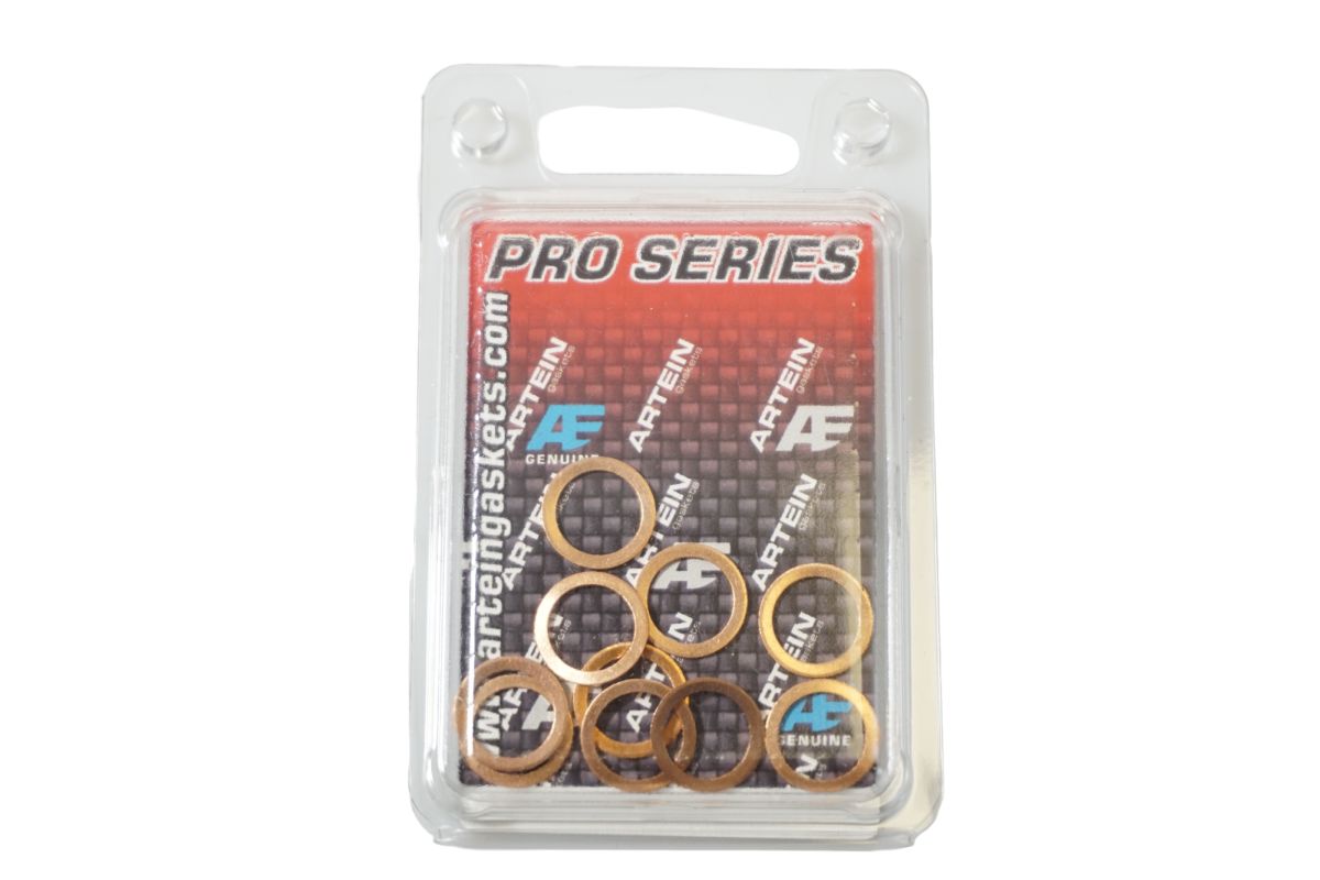COPPER WASHER SET 10 PCS M10 (10 x 14 x 1.00 mm)